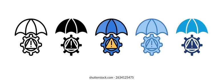 Elemento De Ícone De Redução De Risco Para Projeto