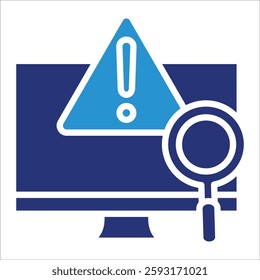 Risk Monitor Icon Element For Design