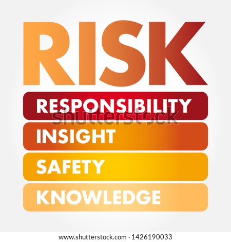 RISK - Responsibility Insight Safety Knowledge, acronym business concept