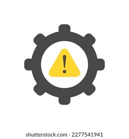 Risk settings, alert cog, gear icon