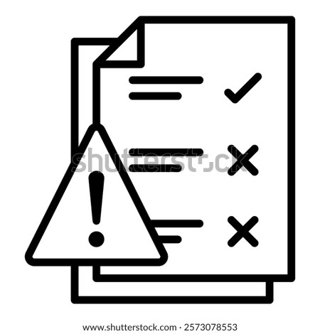 Risk Simple Vector Icon Collection