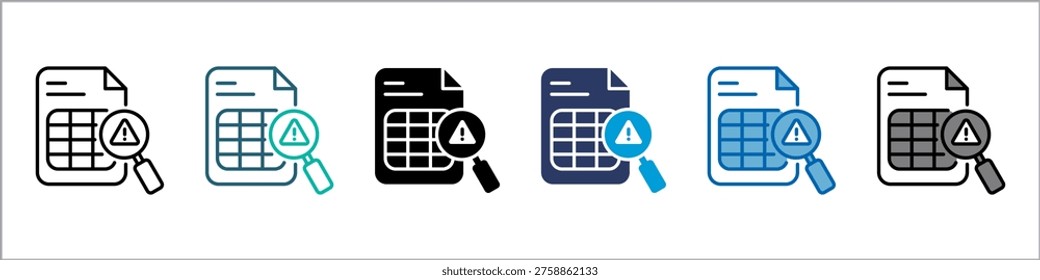 Risk Single Icon Pack Multistyle