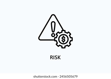 Risk Vector, Icon Or Logo Sign Symbol Illustration