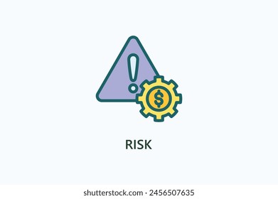 Risk Vector, Icon Or Logo Sign Symbol Illustration