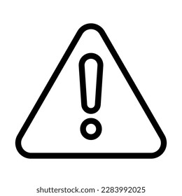 Diseño de iconos de línea de vector de riesgo