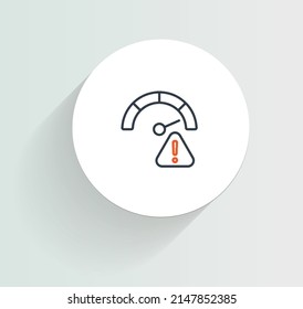 Risk-based Vulnerability Management Icon Vector Design