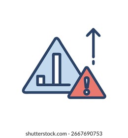 risk-indicator icon vector illustration new style