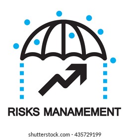 Risks Management,icon And Symbol