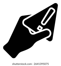 Risky Habit Icon Bold Style For Various Design Purposes
