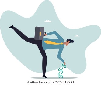 El riesgo de una subida de tipos de interés que provoque una ralentización de las empresas o una crisis de inversión, el riesgo de recesión económica, sobre un hombre y su vida.