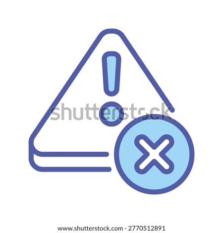 Risky Vector Line Icon for business and finance