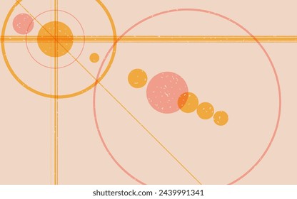 Risograph background composition in the form of sunbursts