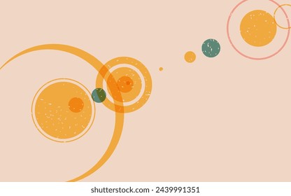 Risograph-Hintergrundzusammensetzung in Form von Sonnenausbrüchen