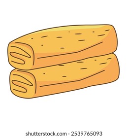 Risolles illustration, Indoenesian Traditional Food