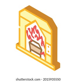 rite of cremation isometric icon vector. rite of cremation sign. isolated symbol illustration