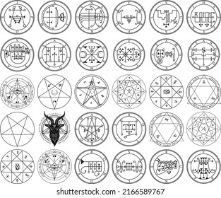 Ritual Drawings Horror Symbol Decal 