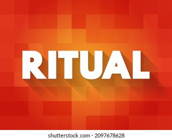 Ritual text quote, concept background