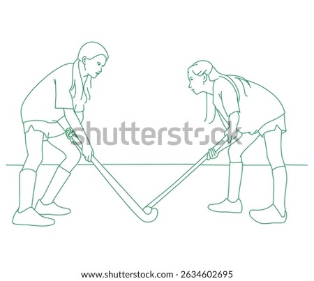 Rival hockey players Rival hockey players