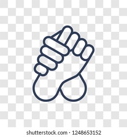 Rivalry icon. Trendy linear Rivalry logo concept on transparent background from Startup Strategy and Success collection