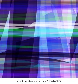 As riven glass. Blue and green stripes. Crossing. Overlay. Transparency. Randomly. Seamless texture