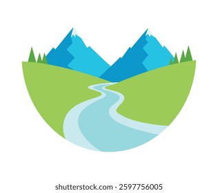River Bank Nature Flowing Water Scenic