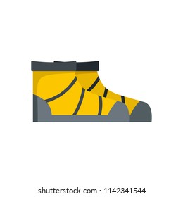 River boots icon. Flat illustration of river boots vector icon for web isolated on white