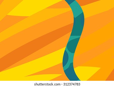 river in desert
