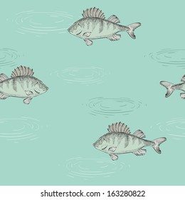 River  fish in the water