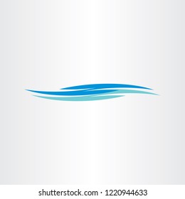 river flowing water waves logo icon design