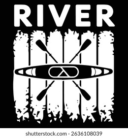 River Graphic design for Rafting Lovers