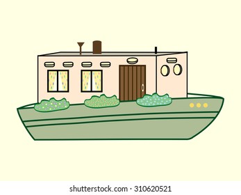 river house color water transport icon symbol