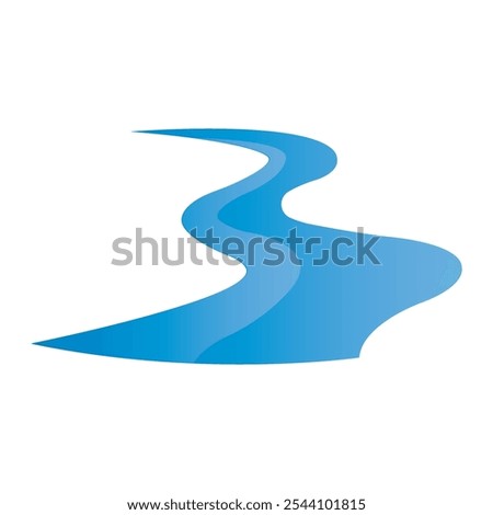 river icon vector illustration design template