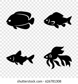 River icons set. set of 4 river filled icons such as 