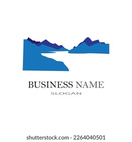Ilustración vectorial del logotipo del río