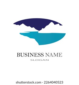 Ilustración vectorial del logotipo del río