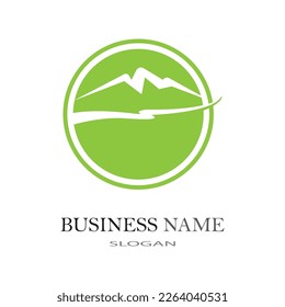 River logo business template vector illustration