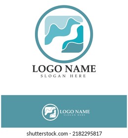 Logo de la montaña logotipo moderno concepto gráfico de vectores plantilla de diseño