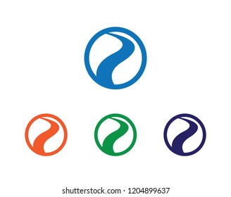 River Logo Template
