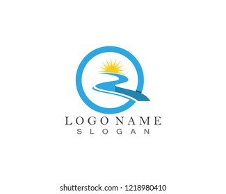 River Logo Template