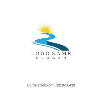 River Logo Template
