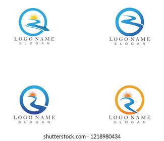 River Logo Template