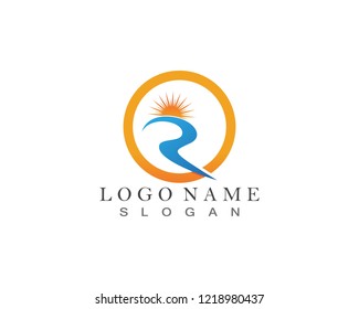 River Logo Template