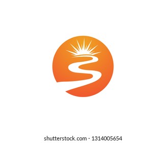 River  Logo Template vector icon illustration
