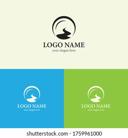 River logo template vector illustration