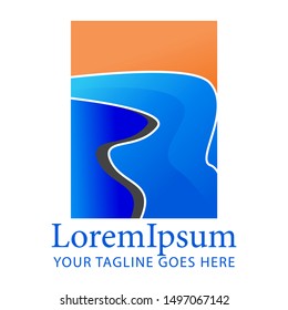 River Logo Template vector logo and symbols. Eps 8