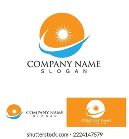 River Logo vector icon illustration design template