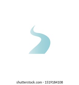 river logo vector illustration template