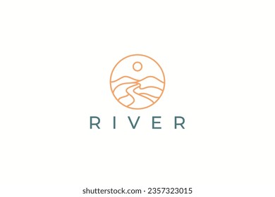 River Mountain Hill Logo Badge