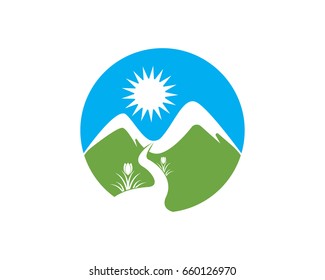 River Mountain Logo