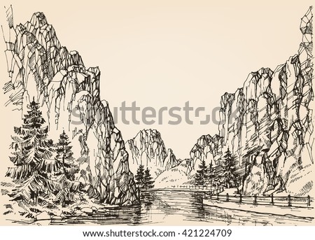River in the mountains